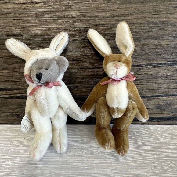 Boyds Bears | Other | Boyds Bears Wuzzies Bunnies Tanner Rabbit Tilly ...